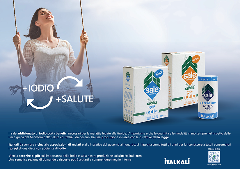 Sale di Sicilia Più Iodio in promozione per la Settimana della Tiroide